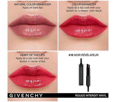 givenchy 2017 limited edition lipstick|givenchy interdit black magic lipstick.